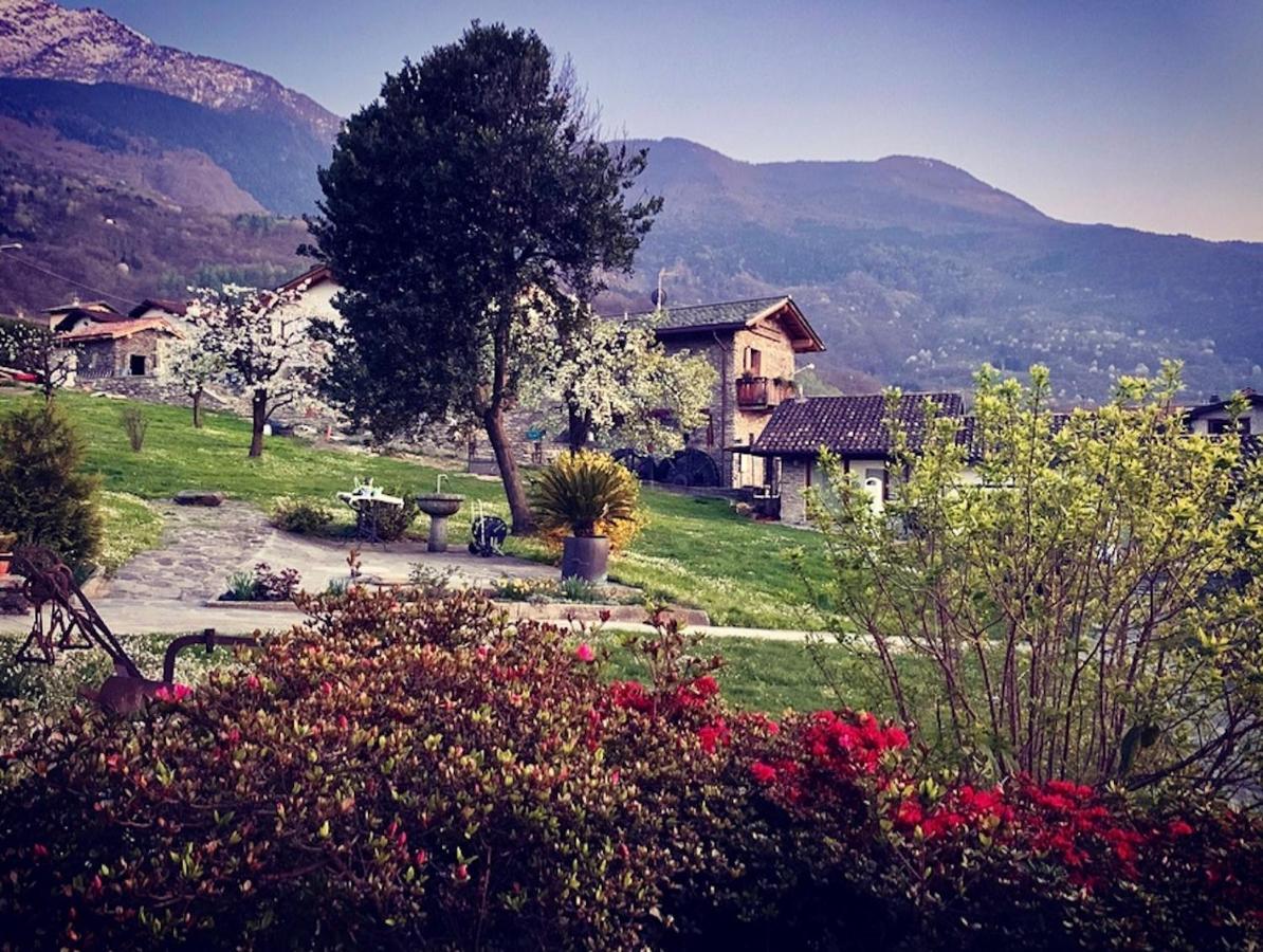 La Roggia - Lake Como Heritage Home In Molino Maufet Watermill - Patio On The Garden Colico Exterior foto