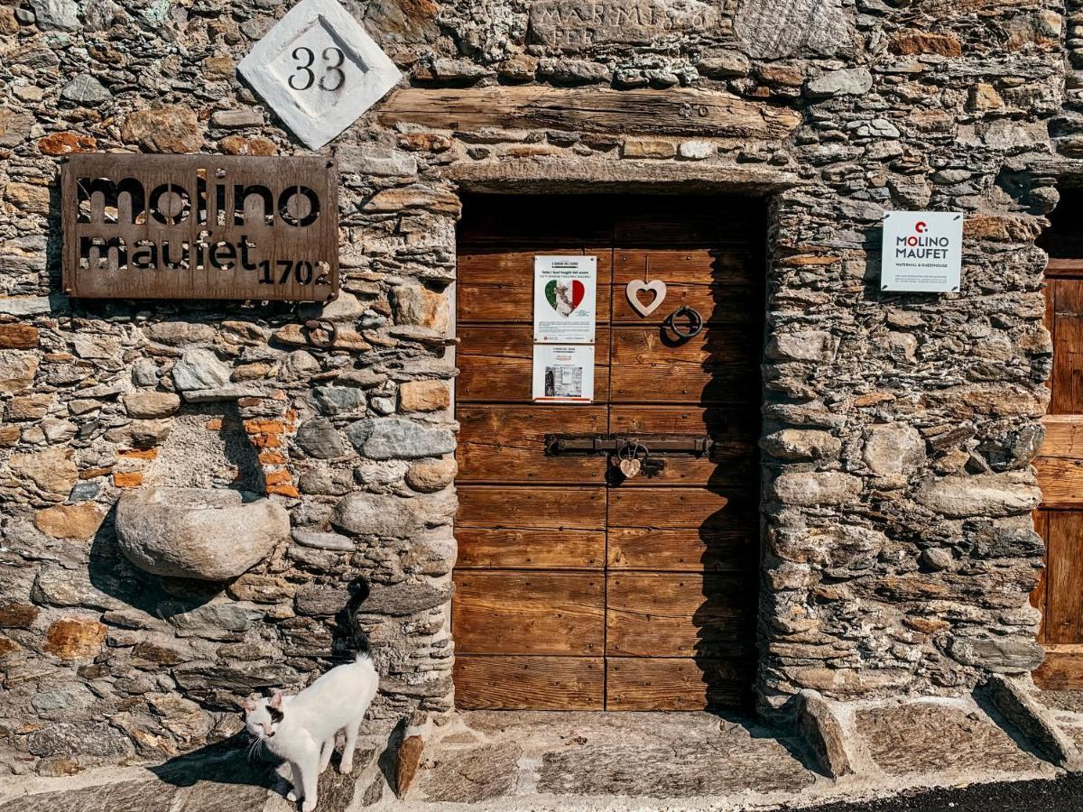 La Roggia - Lake Como Heritage Home In Molino Maufet Watermill - Patio On The Garden Colico Exterior foto