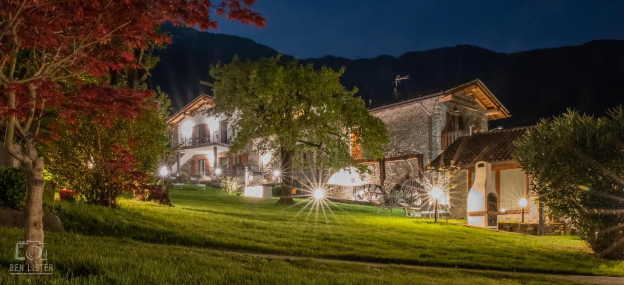 La Roggia - Lake Como Heritage Home In Molino Maufet Watermill - Patio On The Garden Colico Exterior foto
