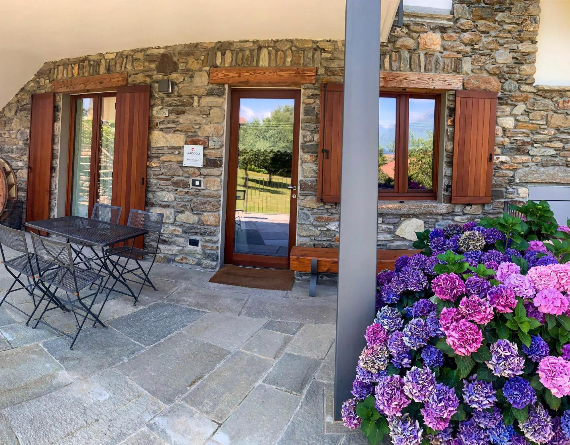 La Roggia - Lake Como Heritage Home In Molino Maufet Watermill - Patio On The Garden Colico Exterior foto